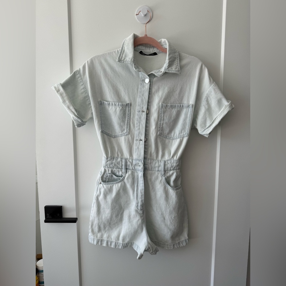 Zara Denim Romper 💙 Light Blue 😍